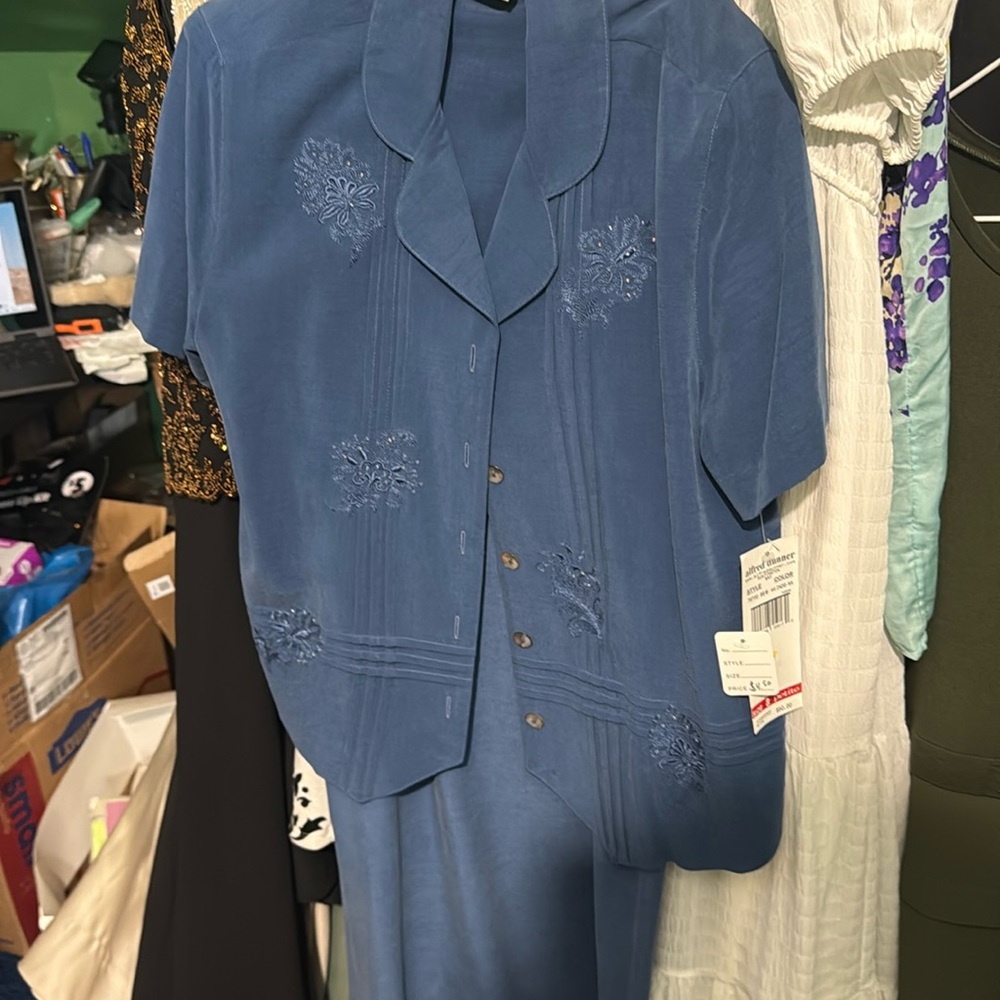 Alfred Dunner Skirt And Blouse Set
